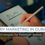 Luxury marketing strategy concept showing premium brand planning, refined digital strategy, and high-end positioning for luxury brands.