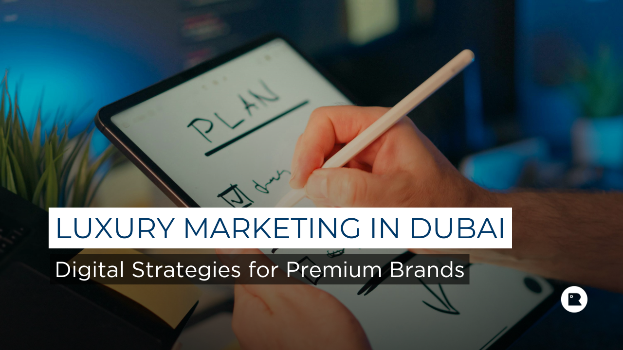 Luxury marketing strategy concept showing premium brand planning, refined digital strategy, and high-end positioning for luxury brands.