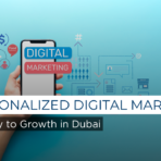 Personalized digital marketing concept showing tailored marketing strategies, data-driven insights, and customised digital campaigns for business growth.